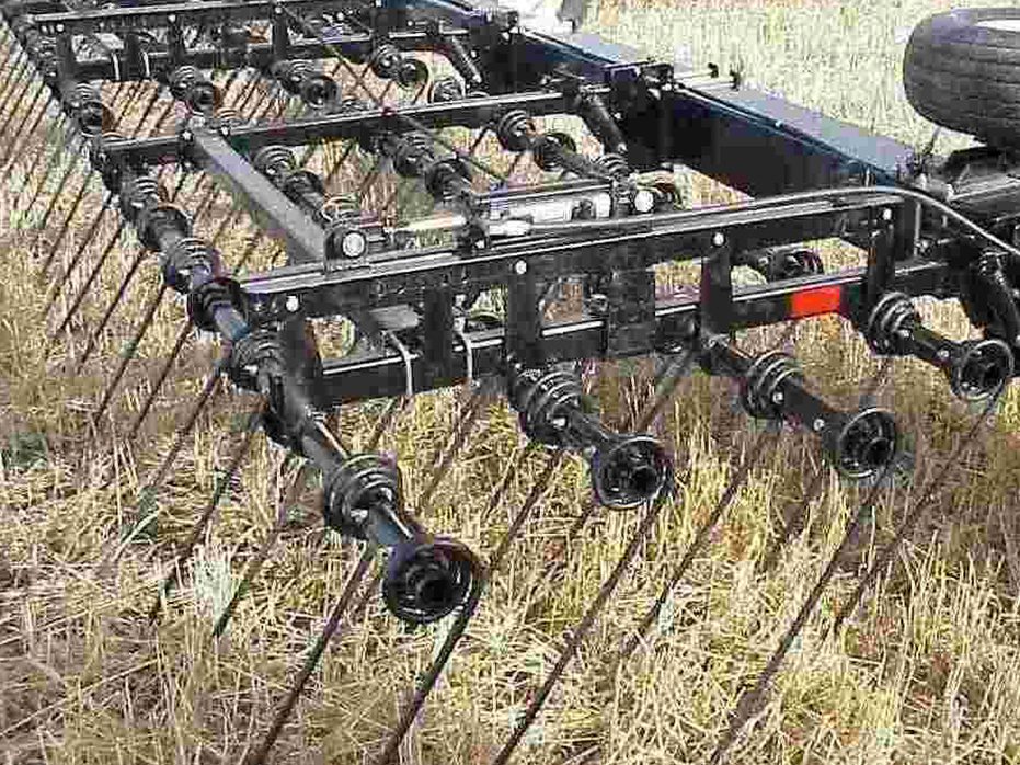 A close up of coil tech on a trailer.